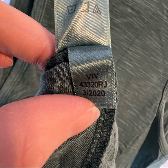 Alternative Crop High Neck Tank Large Green Crew Neck - Picture 6 of 8